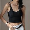 Ice Silk Beauty Back Strap Short Female Summer Shoulder Strap with A New Chest Pad Back Heart Thin Jacket To Wear Outside