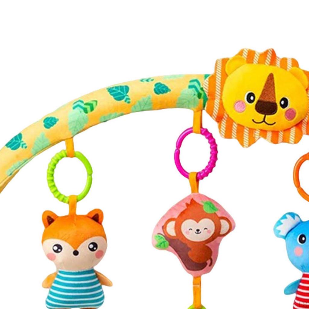 Baby Stroller Arch Toy for Babies Infants Soft Early Development Mobile Bunny