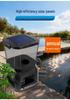 Jebao Solar-Powered Koi Pond Feeder - Large Capacity, Rainproof, Year-Round Use