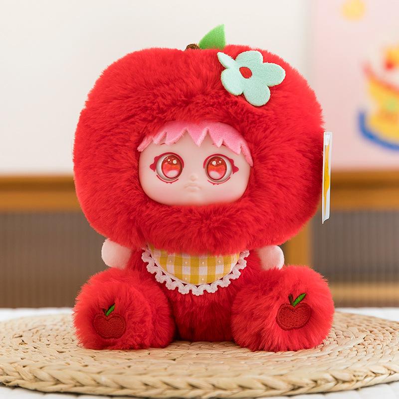 MM toffi kolorowa owocowa pluszowa seria pudełek-niespodzianek modny prezent do zabawy urocza lalka-zawieszka dla dziecka