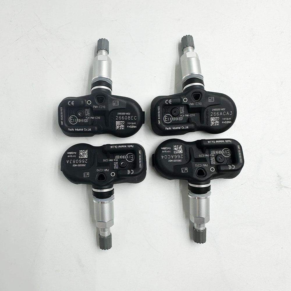 For Lexus CT ES LS RX Toyota Auris RAV4 Yaris Verso 42607-02031 42607-02030 42607-30070 42607-30071 4PCS PMV-C210 433MHZ TPMS 4PCS High Quality