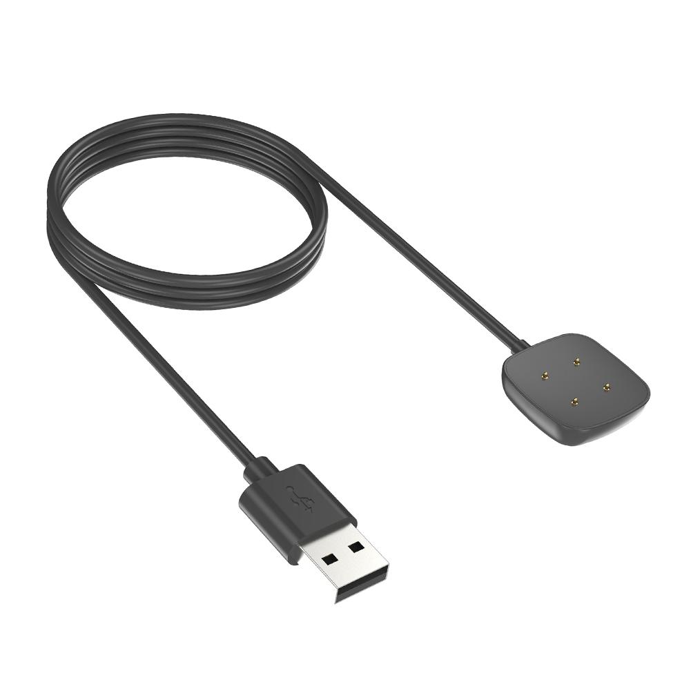 1/2pcs Charging Cable Replacement 50/100cm USB Magnetic Charger Watch Accessories USB Charger Cradle Cable for Fitbit Versa 4/3