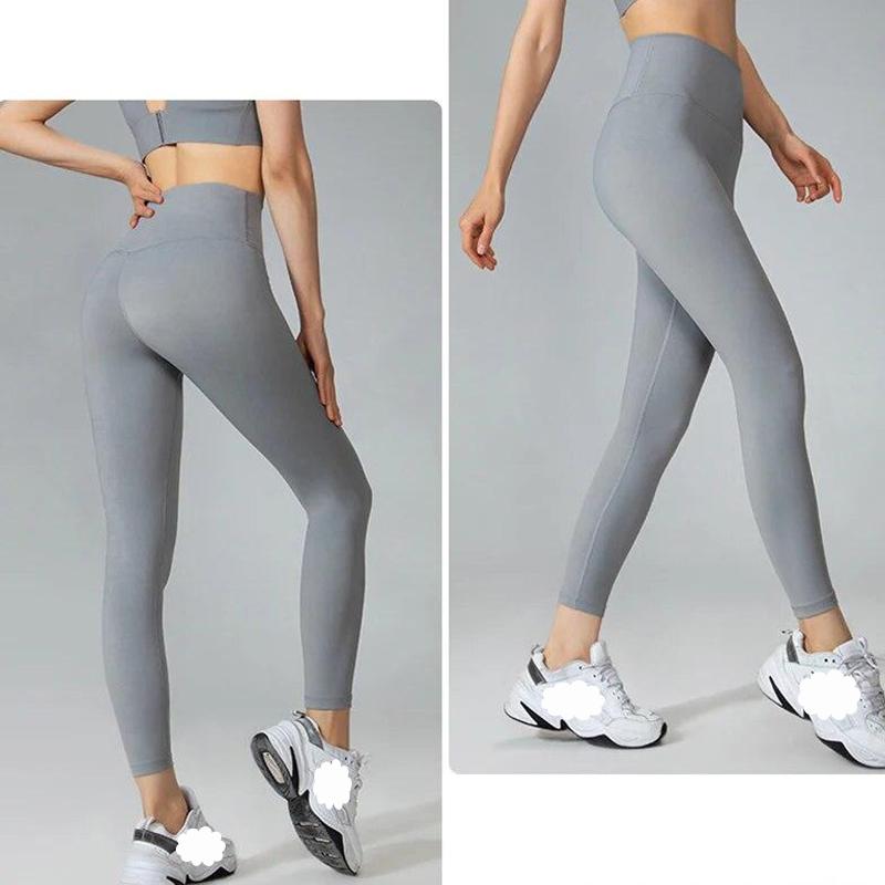 Sportovní fitness kalhoty s vysokým pasem pro volný čas, dámské Rychleschnoucí hip-lifting běžecké legíny těsné kalhoty na jógu 30661