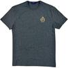 Polo Ss25 Logo Besticktes Rundhals Kurzarm T-Shirt Herren T-Shirt Dunkelgrau 710922111-003