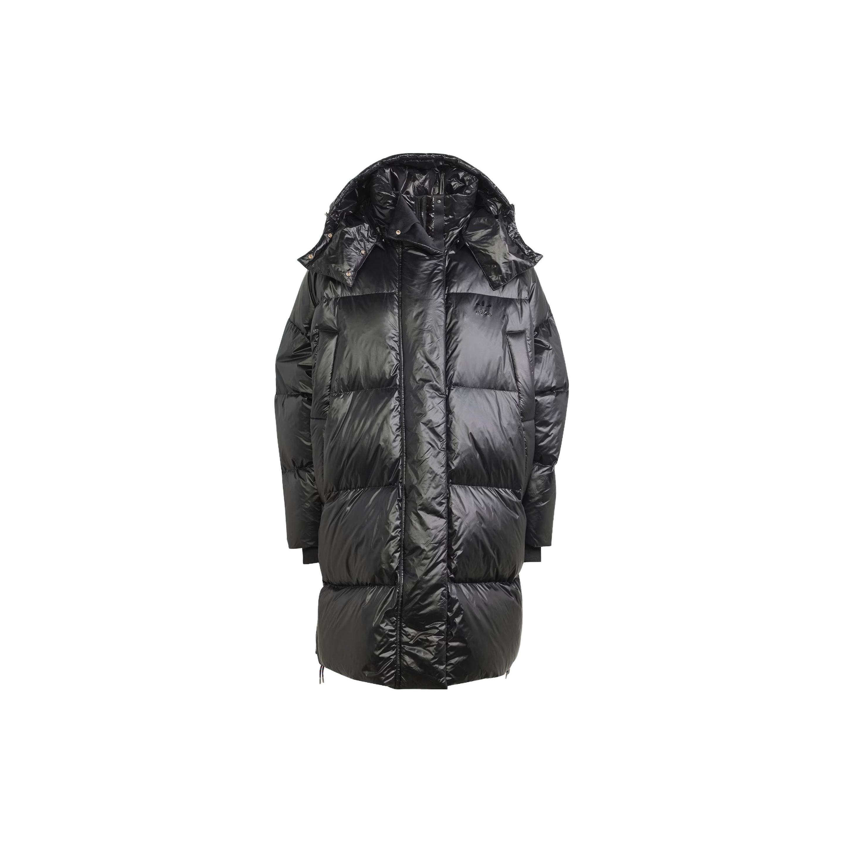 (WMNS) adidas Puffed Long Jacket  Black  Women s IR7119 S