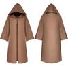Hooded Warrior Jedi Cloak Cape Robe Costume Cosplay Halloween Party