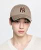Emelbi Ace Unstructured Ball Cap Ny (D.Beige)