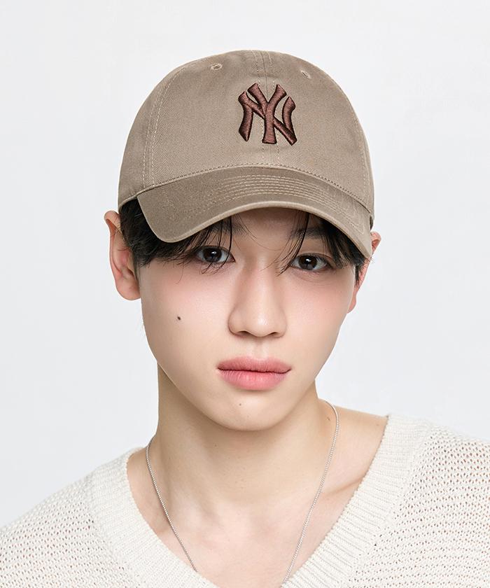 Emelbi Ace Unstructured Ball Cap Ny (D.Beige)