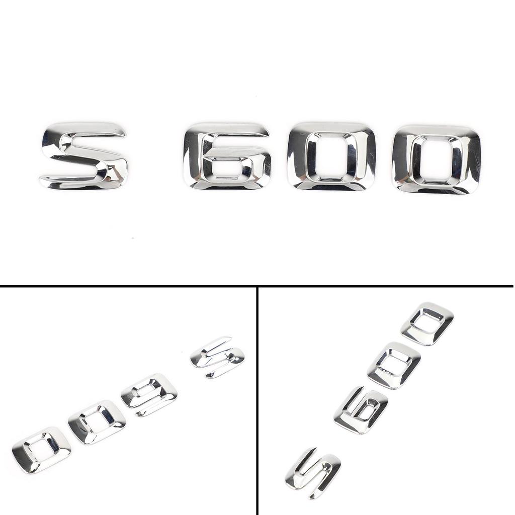 Heckklappenemblem Plakette Namensschild Aufkleber Buchstaben C350 E200 E320 E350 E500 S500 S600 S63 Passend für Mercedes Benz 2014-2015