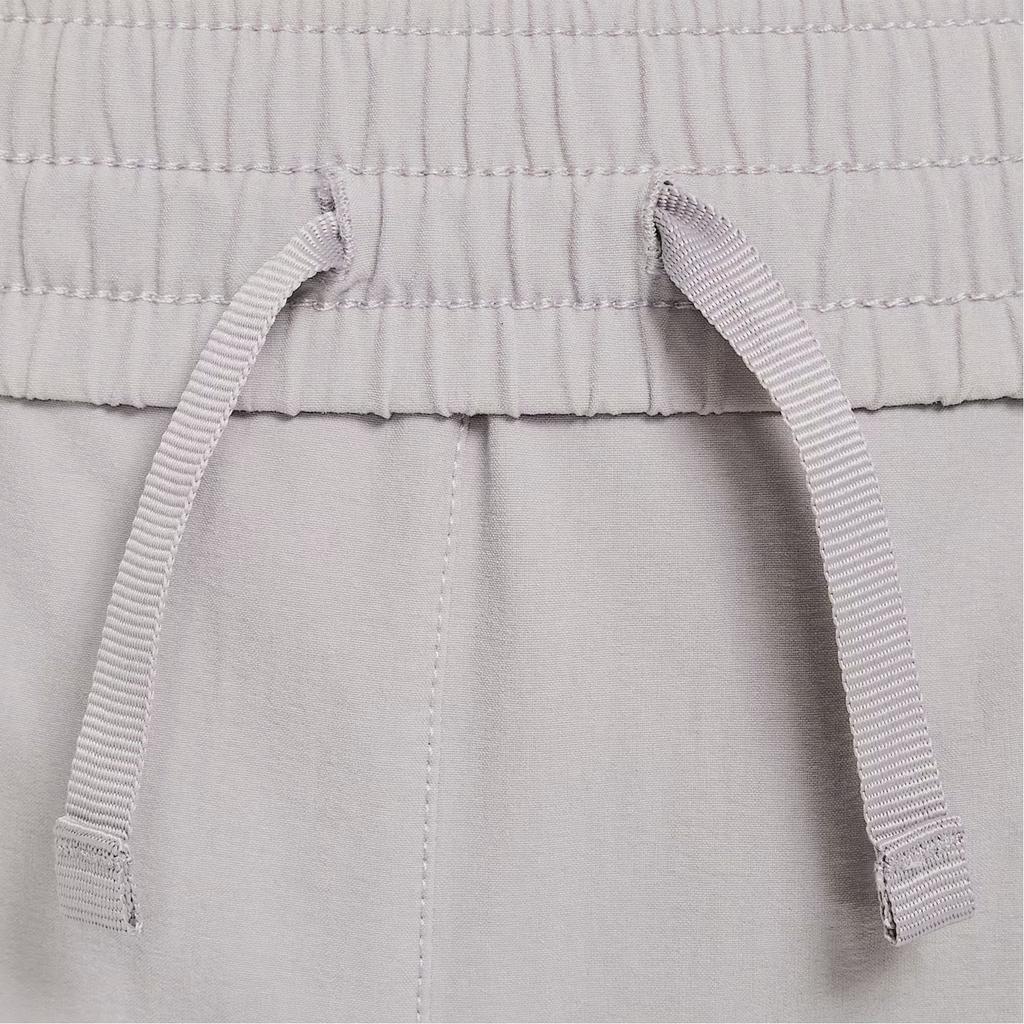 Nike Solid Color Elastic Waist Mid Rise Straight Leg Shorts Kids shorts Academy-Gray FZ4903-009