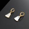 Fashionable Punk Ghost Pendant Earrings Suitable For Men And Women Creative And Cute Halloween Party Jewelry Gifts