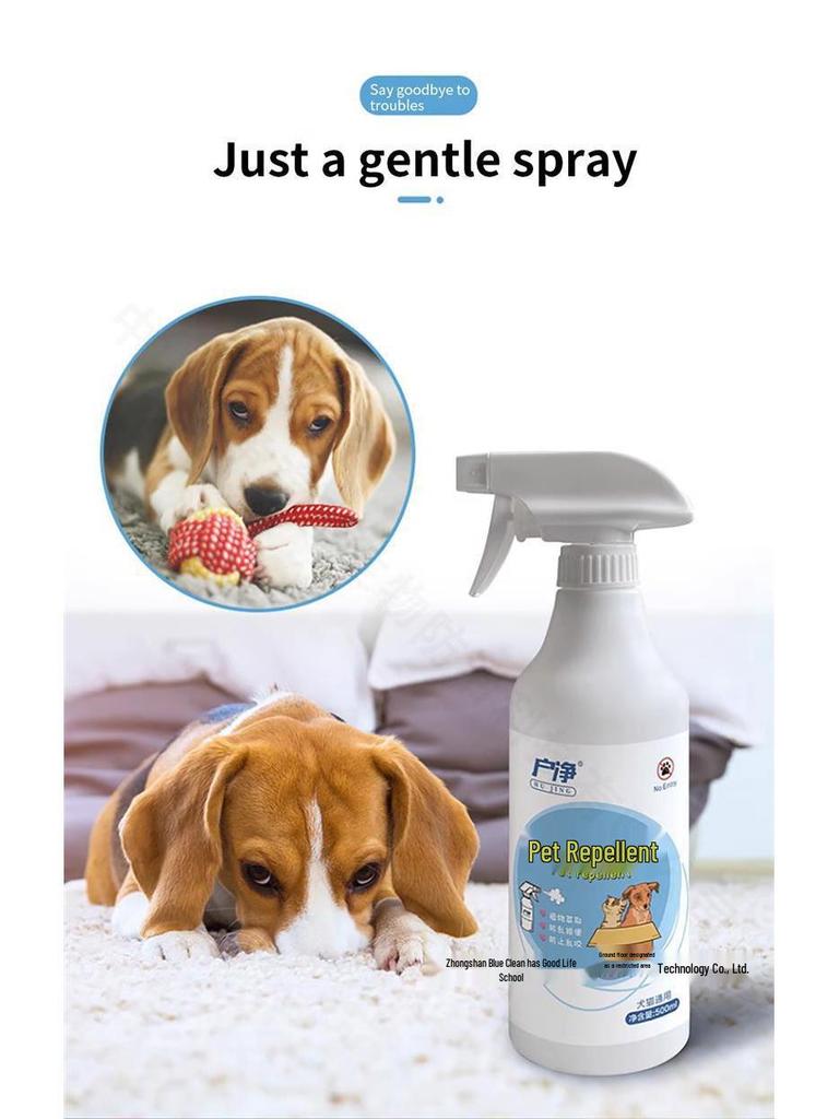 Premium Pet Repellent Spray for Cats and Dogs - Prevents Random Urination