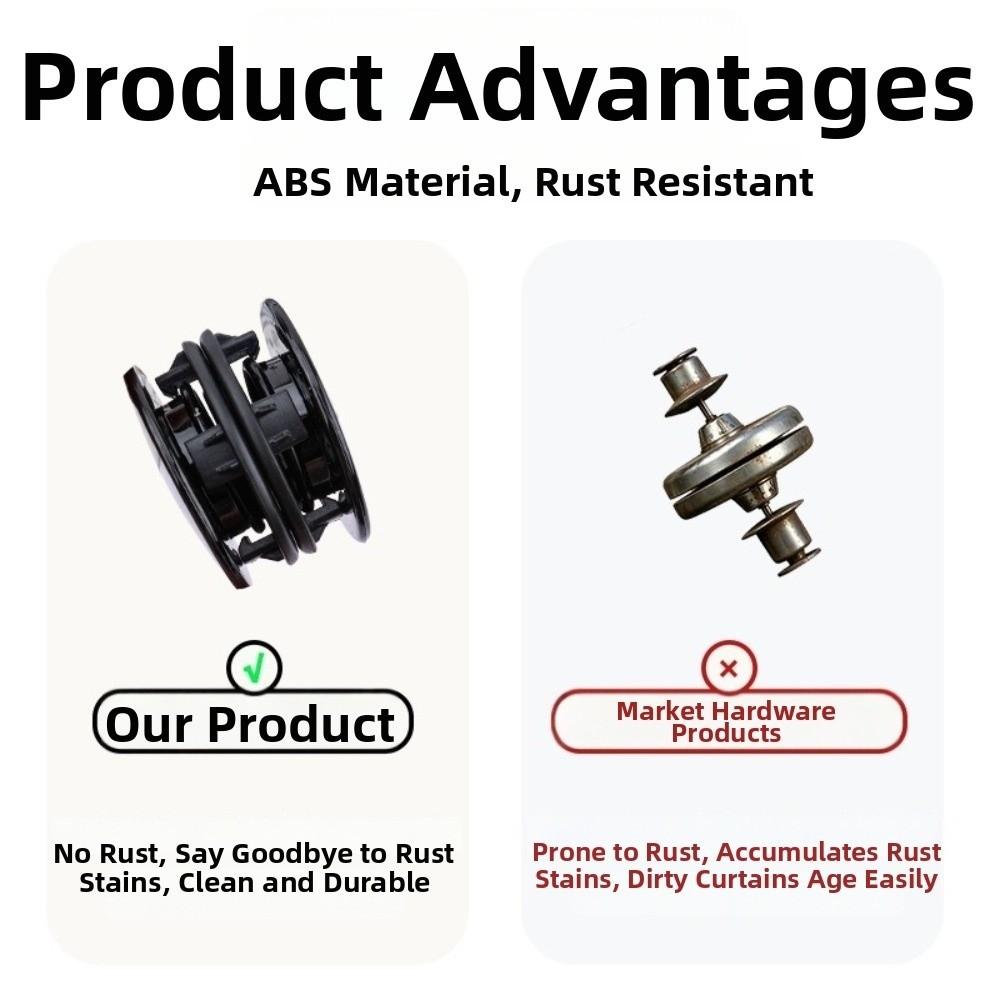 Plastic Magnetic Curtain Clips Tool-Free Installation Curtain Fixing Clips  Home Window Decor