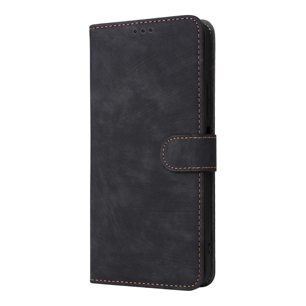 For Xiaomi Poco M7 Plus 5G/Poco M7 4G (169mm) Case Wallet RFID Blocking PU Leather Phone Cover Stand with Strap