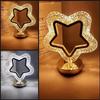 1Pcs Usb Bedside Led Ambient Table 3D Moon Lamp Touch Control 3D Crystal Star Flower Night Light Girls Room Home Decor