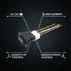 Universal 12V 5Pin Car Power Window Lift Switch LED Light Electric Control Button for Toyota BMW VW Interior Door Panel Repair