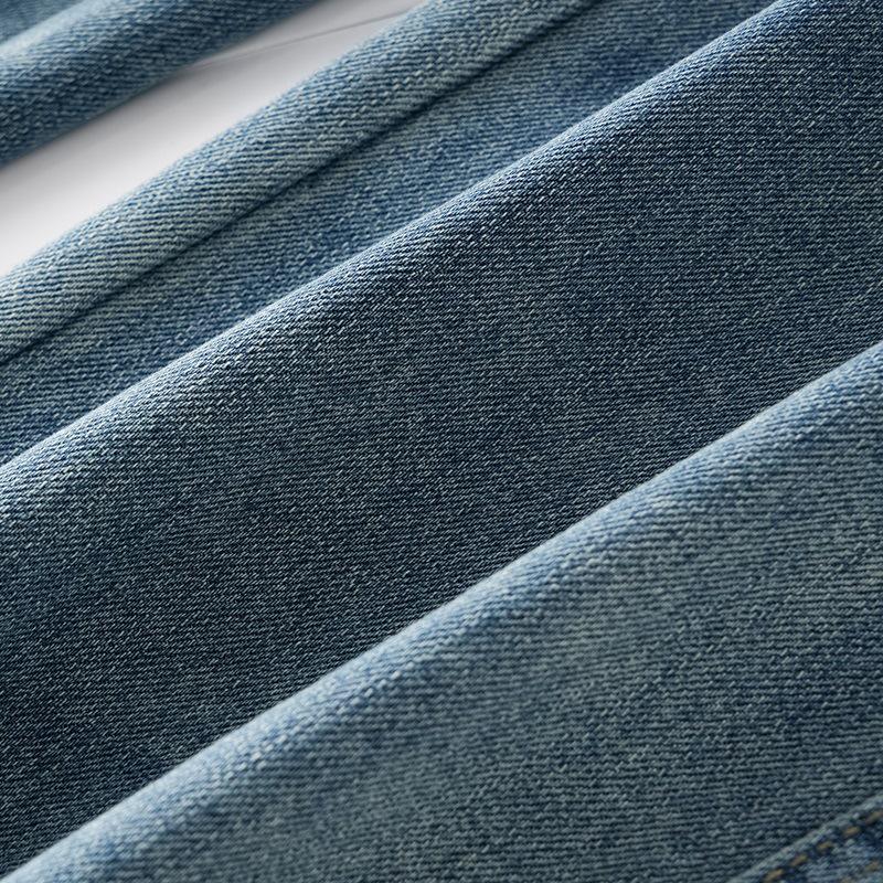 Women's Blue High-Waisted Straight-Leg Jeans - 2025 New Summer Loose & Slimming Design