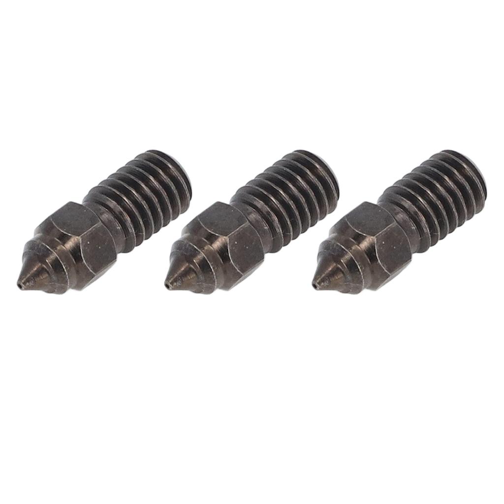 3Pcs Hardened Steel Nozzle High Speed 1.75MM 0.4mm for ENDER 3 V3 SE 3D Printer Hotend Accessories