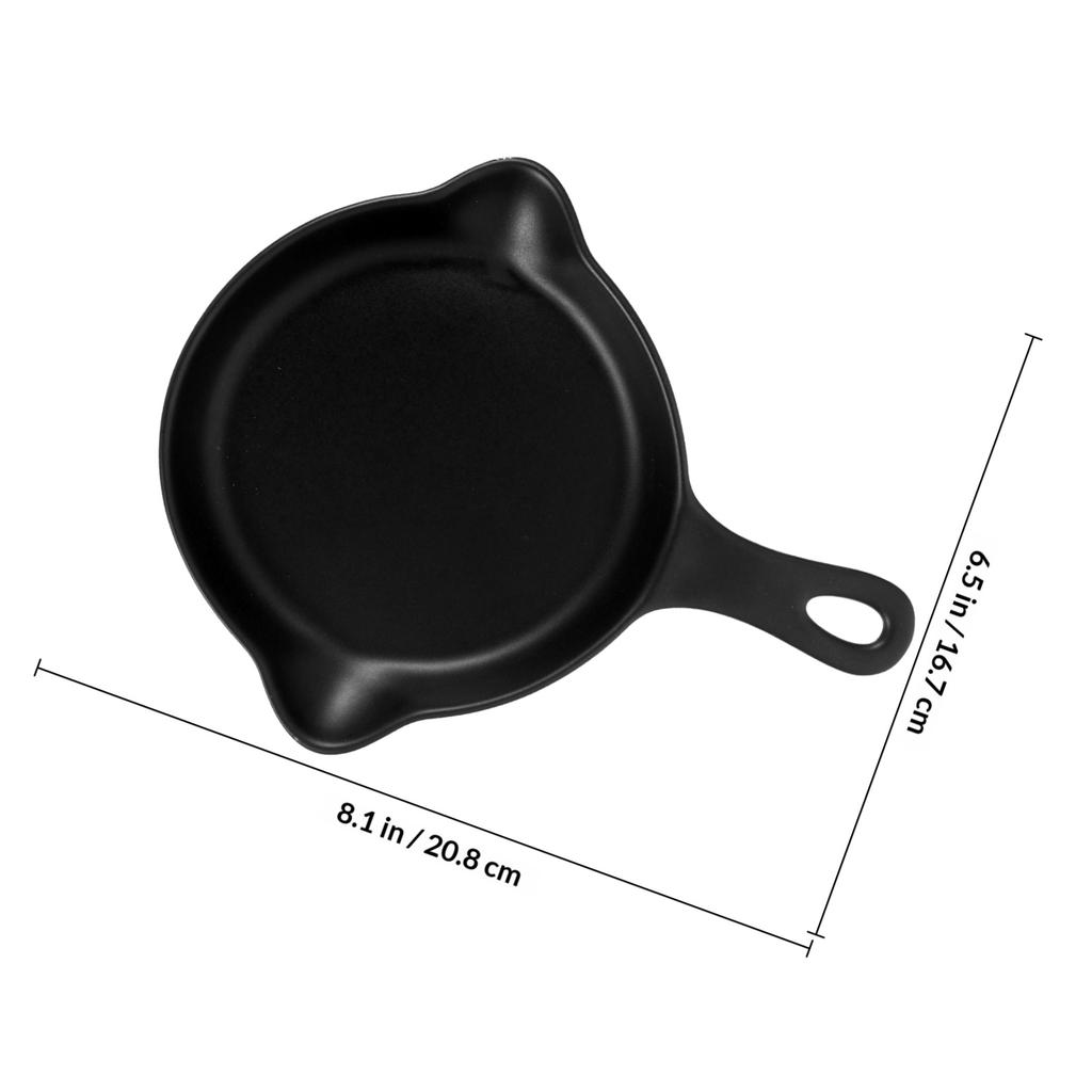 Ceramic Baking Tray Round Nonstick Oven Safe Plate for Roasting Baking Bread Cake Family Kitchen Use Egg Pan Skillet