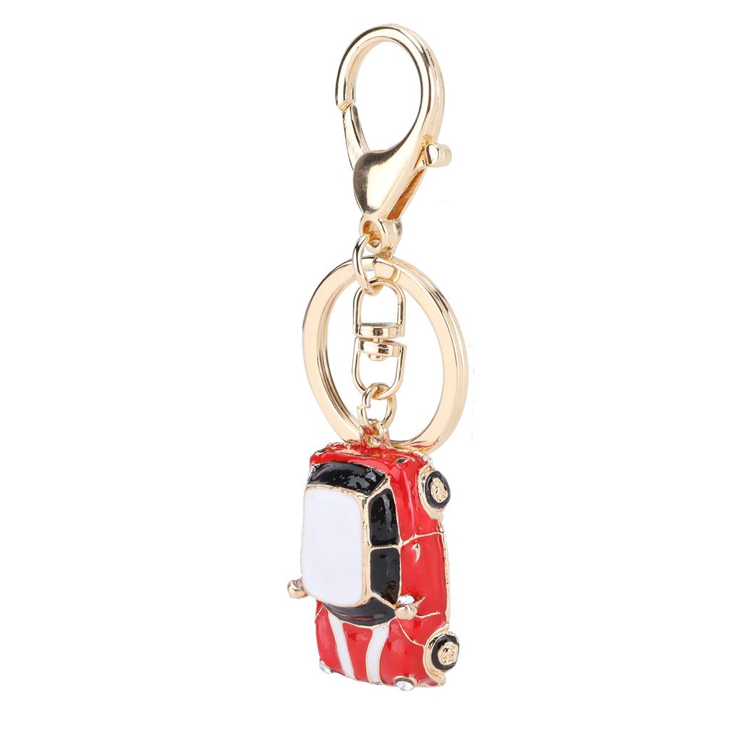 Keychain Pendants Mini Metal Decorative Cute CarShaped Key Rings for Gift Fashion Hand Bag Backpack Decoration