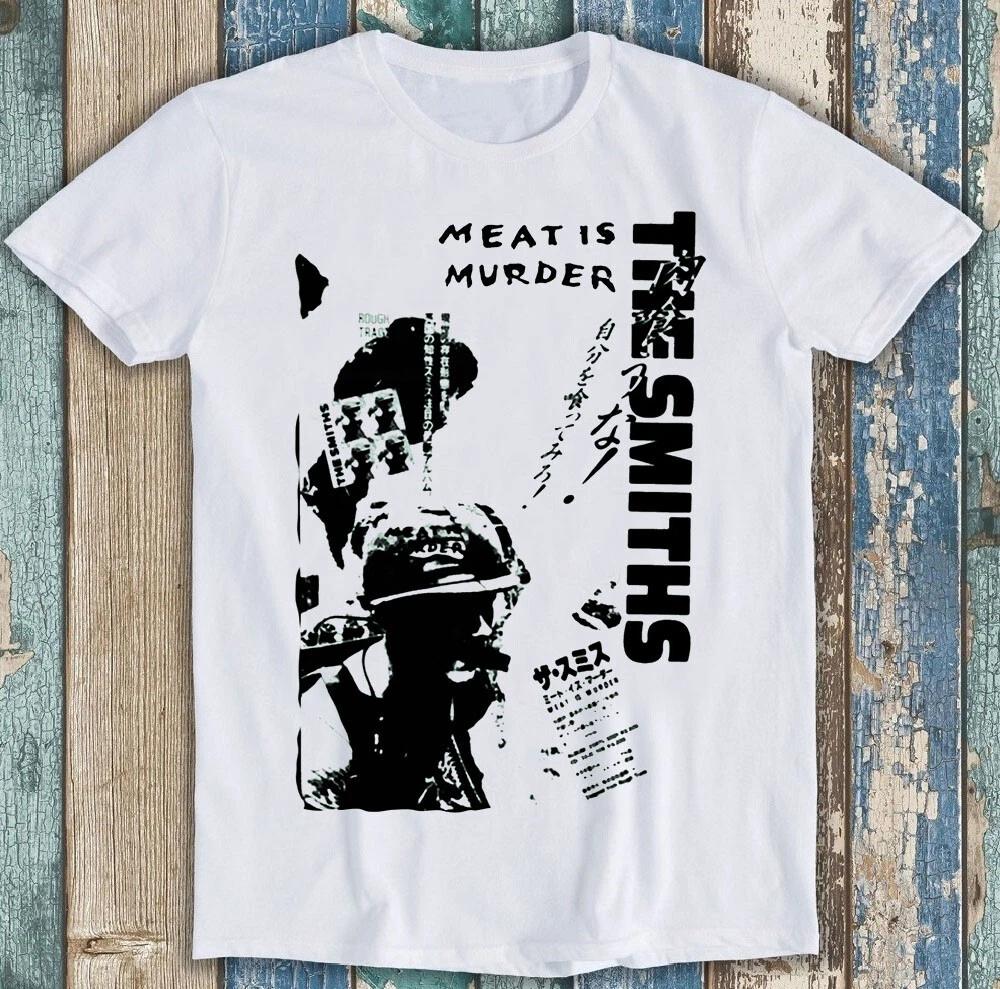 The Smiths Meat is Murder Punk Rock Japanese Music Gift Tee T Shirt M1688 L