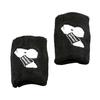 1 Pair Black Athletics Kettlebell Wrist Guards Defender Brace Protector Wrap Brace Guard Protector Sports Protection