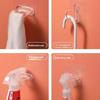 10Pcs Multifunctional Wall-Mounted Round Hooks Free Punching Seamless Paste Storage Rack Kitchen Bathroom Household Ring Hange