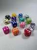 14mm Round-Corner Acrylic Dice Set for RPGs and Teaching