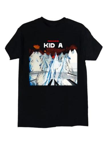 RADIOHEAD KID A Vintage Unisex Black Cotton Short Sleeve Tee XXXXL