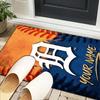 Custom NameDetroit Tigers Emblem Carpet, Indoor Rug, Chair Rug, Living Rooms, Doormat Made From Polyester Home Decor Birthday Christmas Gifts