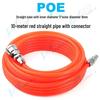 High-Pressure PU Air Hose with Quick Connect - 5*8/10*6.5/12*8, Pneumatic Air Compressor and Pump Compatible