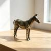 Figurines Animales en Laiton Massif Cheval Bélier Éléphant Rhinocéros Crapaud Tigre Design Rétro Pour Décoration de Maison et de Bureau Cadeau de Collection
