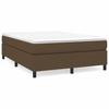 Maison Exclusive - Sommier à lattes de lit avec matelas Marron foncé 140x200 cm