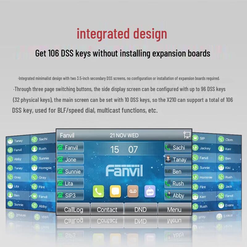 Fanvil X210 IP SIP Office Phone (CN Version)