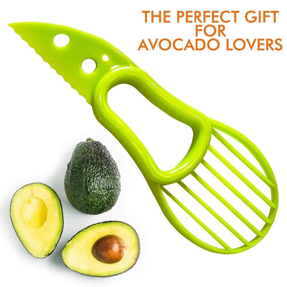 Feliator Avocado Plastic Knife 18 Cm Fruit Cutter Pitter Kitchen Tool