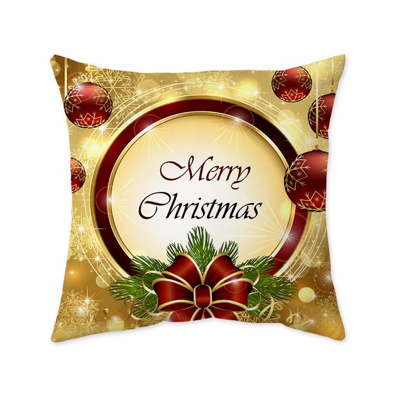 Christmas Festival Cushion Cover - Stylish Pillowcase for Bedroom, Living Room, or Sofa Decoration