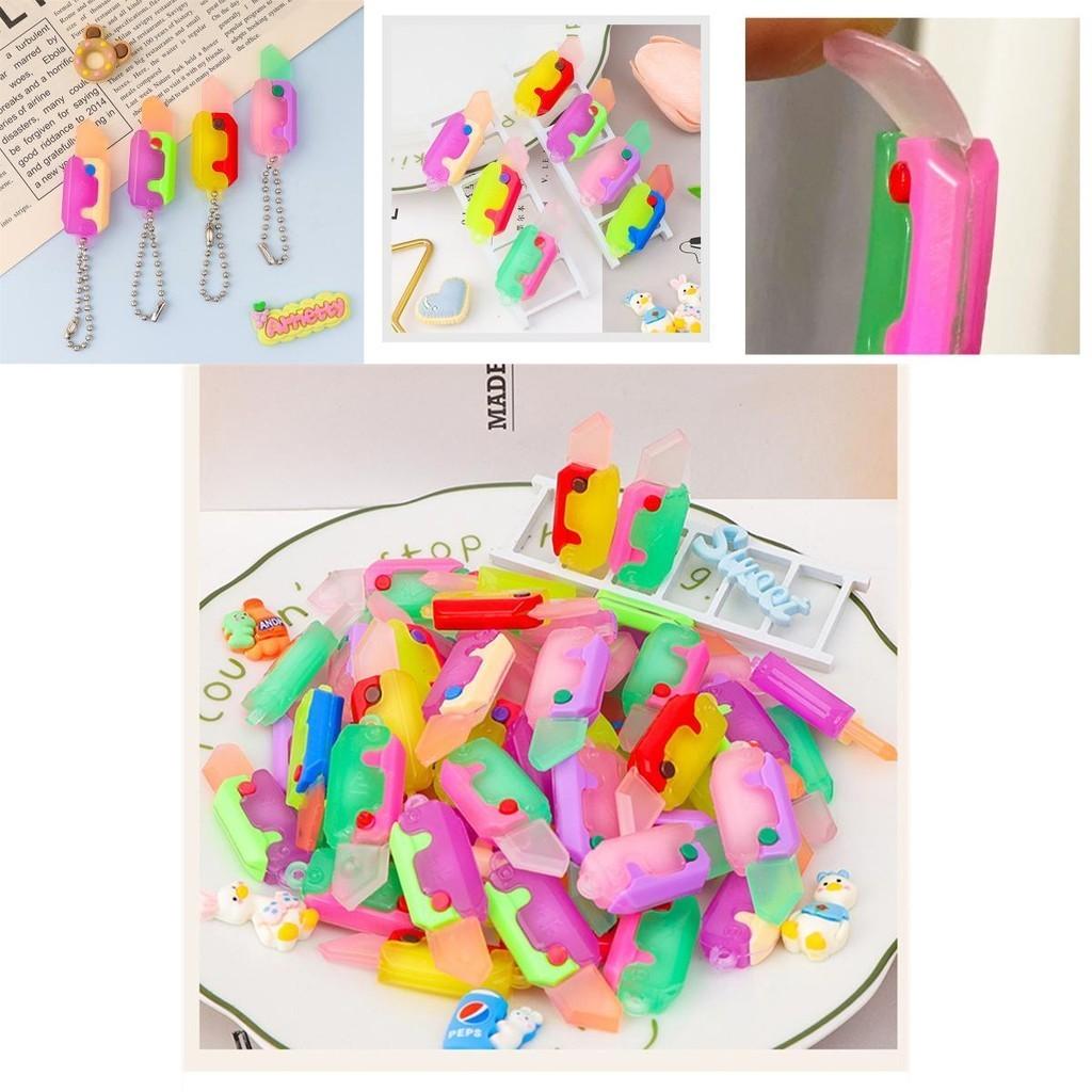 Mini Carrot Knife Keychain Creative Key Pendant Decompression Toy Small Size Carrot Knife Factory Direct Sales