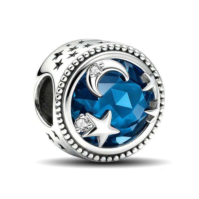 925 Silver Polar Bear Snowflake Hedgehog Winter Charm Bead DIY Bracelet Making High Quality Jewelry Gift