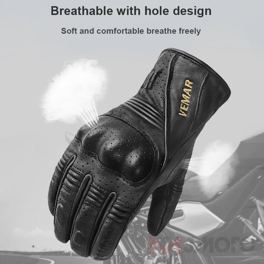 Touchscreen Anti-drop Breathable Locomotive Riding Gloves Electric Vehicle Scooter Commuter Gloves