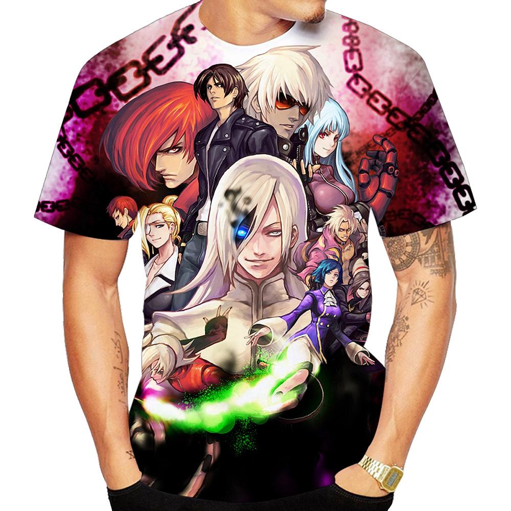 

Fun fighting game creative 3D printed short sleeved T-shirt with fashionable, cool and trendy personality 6XL