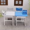 1set Miniature Toy Simulated Dollhouse Desks Dollhouse School Desk  Doll Accessories