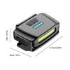 Rechargeable Clip On Cap Light Motion Sensor Flashlight Portable Hat Light  Fishing