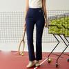 Reebok Casual Comfortable Trendy Versatile Knitted Sports Pants Women Bottoms Navy-Blue 24FRC604WGN2