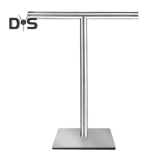 T-Shaped Towel Rack Storage Organizer Rust-Resistant Easy Installation Bath Hand Towel Holder Stand with Heavy Base