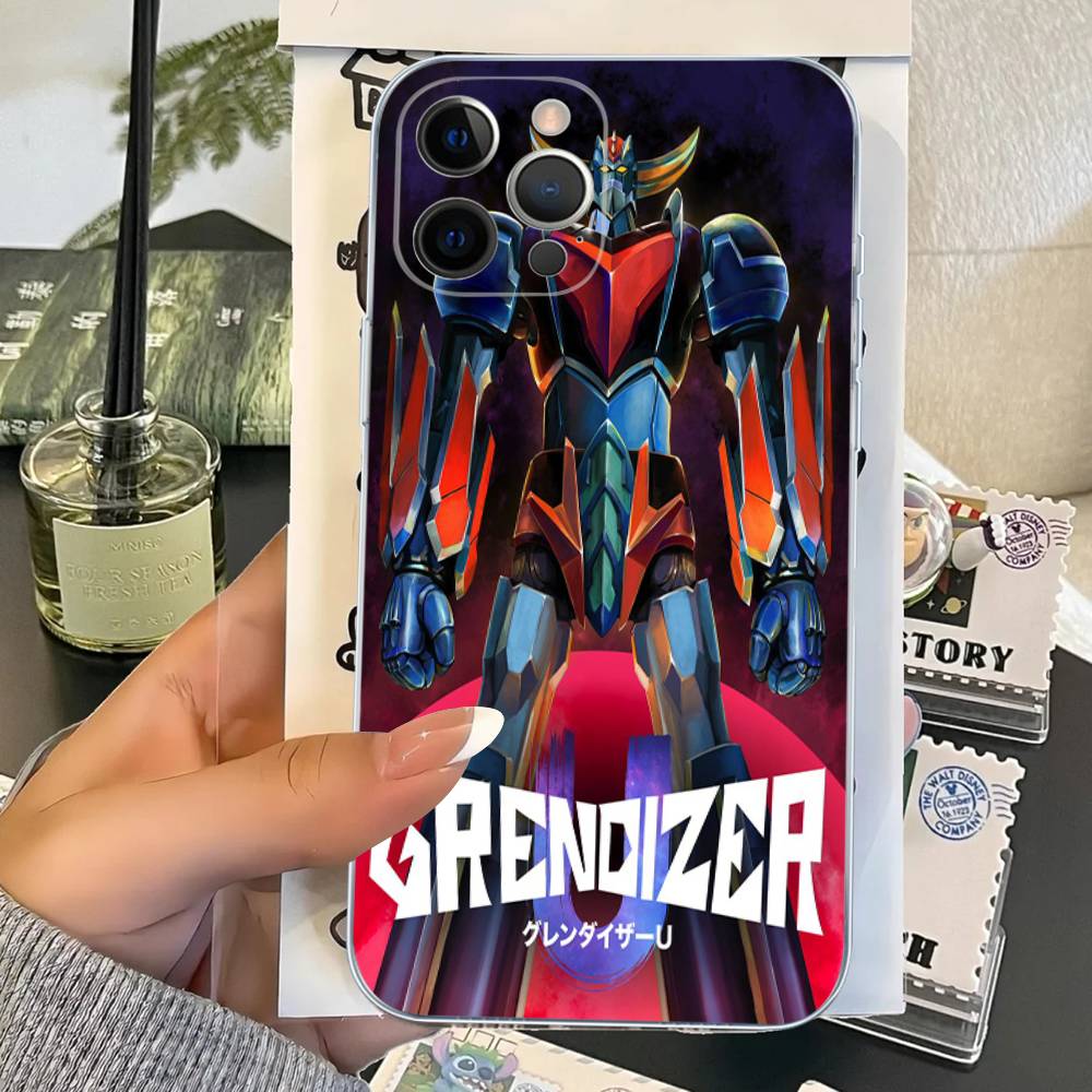 UFO R-Robot G-Goldorak For IPhone 17 16 15 14 13 12 11 Pro Max Plus Phone Case High End Silicone