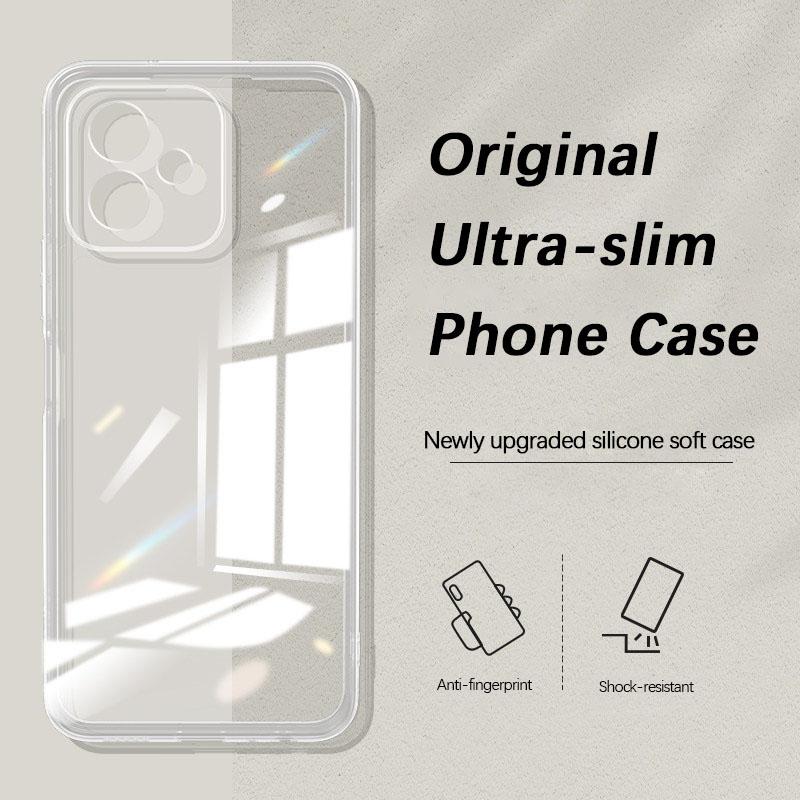Flexible Durable Phone Cases for Honor X60 GT 5G Slim Clear TPU Cover Soft Transparent Shockproof Shield