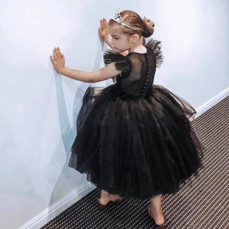 Buy 2024 Elegant Girl Fluffy Dress Flower Baby Wedding Ceremony Costume Birthday  Outfits White 1st Communion Tutu Gown Kids Gala Clothes at affordable  prices  free shipping, real reviews with photos  Joom