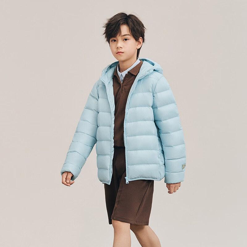 Gaofeng Kids' 6.0 Black Gold Hooded Goose Down Jacket