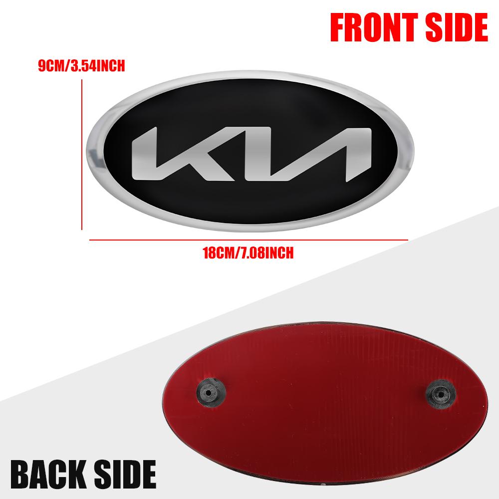 1pcs 3D Car Emblem Center Badge Sticker Decal Styling Accessories For KIA Rio Ceed Sportage Cerato Soul Sorento K2 K5 Picanto