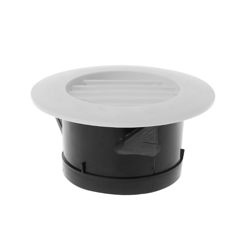 ABS Air Vent Extract Valve Grille Round Diffuser Ducting Air Ventilation Cover Air Volume Kitchen Bath Outlet 100mm